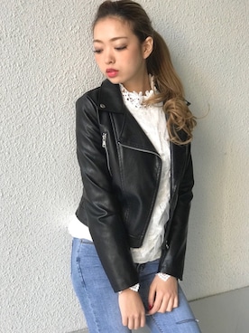 「甘辛mix」｜SPIGA OFFICIALさん（レディース・160cm）の冬コーディネート