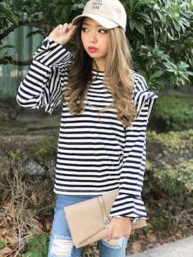 「SPIGA（スピーガ）のアイテム（パンツ）」を使った、SPIGA OFFICIALさん（レディース・160cm）の冬コーディネート