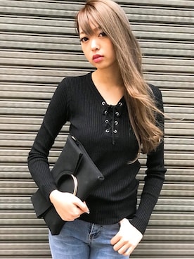 「SPIGA（スピーガ）のアイテム」を使った、SPIGA OFFICIALさん（レディース・160cm）の冬コーディネート