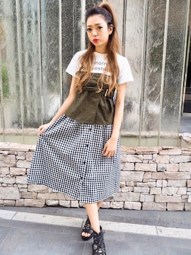 「SPIGA（スピーガ）のアイテム」を使った、SPIGA OFFICIALさん（レディース・160cm）の春コーディネート