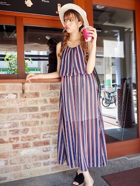 「SPIGA（スピーガ）のアイテム」を使った、SPIGA OFFICIALさん（レディース・160cm）の春コーディネート