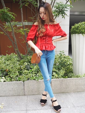 「SPIGA（スピーガ）のアイテム」を使った、SPIGA OFFICIALさん（レディース・160cm）の春コーディネート