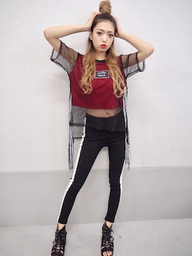 「SPIGA（スピーガ）のアイテム（パンツ）」を使った、SPIGA OFFICIALさん（レディース・160cm）の春コーディネート