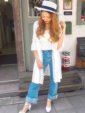 「SPIGA（スピーガ）のアイテム」を使った、SPIGA OFFICIALさん（レディース・160cm）の春コーディネート