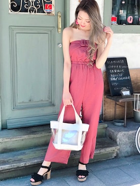 「肌見せ」｜「アイテム（ワンピース/ドレス）」を使った、SPIGA OFFICIALさん（レディース・160cm）の夏コーディネート