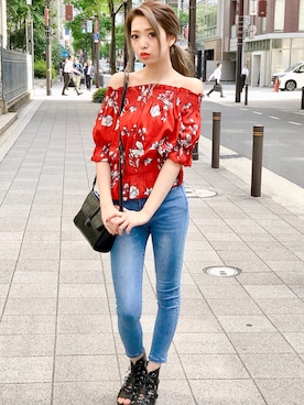 「SPIGA（スピーガ）のアイテム」を使った、SPIGA OFFICIALさん（レディース・160cm）の夏コーディネート