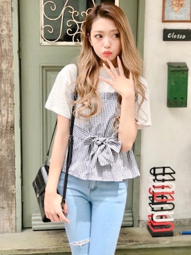 「SPIGA（スピーガ）のアイテム」を使った、SPIGA OFFICIALさん（レディース・160cm）の夏コーディネート