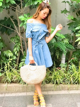 「SPIGA（スピーガ）のアイテム（ワンピース/ドレス）」を使った、SPIGA OFFICIALさん（レディース・160cm）の夏コーディネート