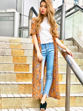 「SPIGA（スピーガ）のアイテム」を使った、SPIGA OFFICIALさん（レディース・160cm）の夏コーディネート