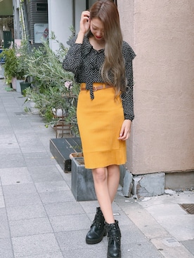 SPIGA OFFICIALさん(レディース・160cm)の秋コーディネート