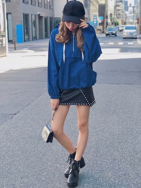 「キャップ女子」｜SPIGA OFFICIALさん（レディース・160cm）の秋コーディネート