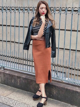 SPIGA OFFICIALさん(レディース・160cm)の秋コーディネート