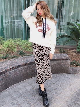 「SPIGA（スピーガ）のアイテム」を使った、SPIGA OFFICIALさん（レディース・160cm）の冬コーディネート