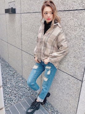 「SPIGA（スピーガ）のアイテム」を使った、SPIGA OFFICIALさん（レディース・160cm）の冬コーディネート