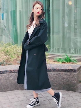 「SPIGA（スピーガ）のアイテム（パンツ）」を使った、SPIGA OFFICIALさん（レディース・162cm）の春コーディネート