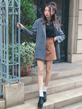 「SPIGA（スピーガ）のアイテム」を使った、SPIGA OFFICIALさん（レディース・162cm）の春コーディネート