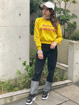 「キャップ女子」｜SPIGA OFFICIALさん（レディース・162cm）の春コーディネート