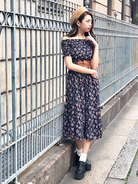 「SPIGA（スピーガ）のアイテム」を使った、SPIGA OFFICIALさん（レディース・162cm）の春コーディネート