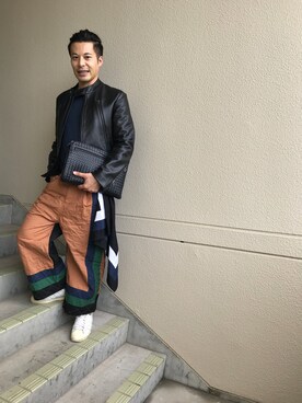 「CRAIG GREEN（クレイググリーン）のアイテム（パンツ）」を使った、マーチンさん（メンズ・170cm）の秋コーディネート