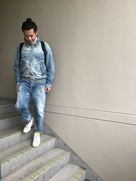 「アイテム（ブルゾン）」を使った、マーチンさん（メンズ・170cm・30代）の秋コーディネート