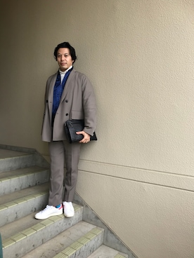 「アイテム（ブルゾン）」を使った、マーチンさん（メンズ・170cm・30代）の春コーディネート