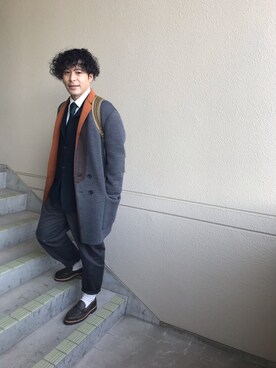 「uniqro u」｜マーチンさん（メンズ・172cm）の冬コーディネート
