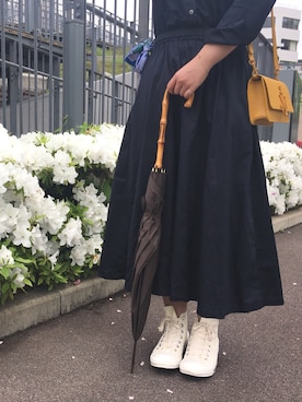 「JW Anderson（ジェイダブリューアンダーソン）のアイテム（ショルダーバッグ）」を使った、kan28さん（レディース・160cm）の春コーディネート