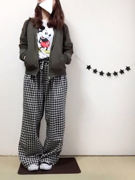「ミッキー」｜hana☺︎さん（レディース・155cm）の春コーディネート