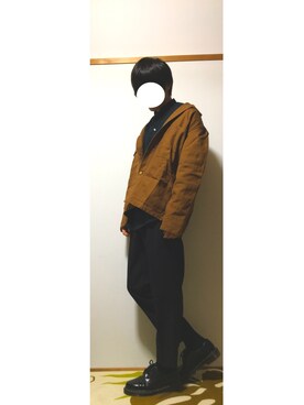 「URBAN RESEARCH（アーバンリサーチ）のアイテム（カバーオール）」を使った、Yoshiさん（メンズ・167cm）の秋コーディネート
