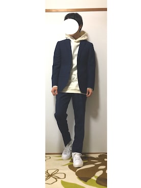 「URBAN RESEARCH（アーバンリサーチ）のアイテム（スニーカー）」を使った、Yoshiさん（メンズ・167cm）の春コーディネート