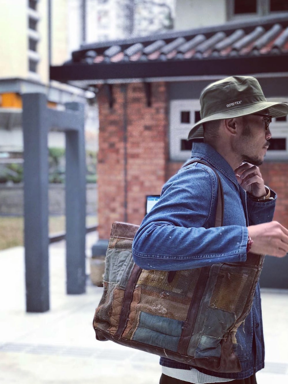 「THE NORTH FACEのThe North Face GTX Hat（ハット、ブラック系）」を使った、Brianさん（メンズ・178cm）の冬コーディネートの1枚目の写真