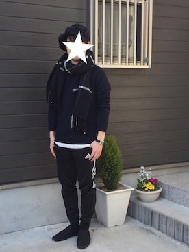 「CABANE de ZUCCa（カバンドズッカ）のアイテム（アナログ腕時計）」を使った、☺︎ユーキー☺︎さん（メンズ・173cm）の春コーディネート