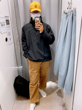 「アイテム（マウンテンパーカー）」を使った、Reさん（メンズ・173cm・10代）の春コーディネート