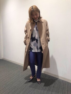 土岐 夏陽子さん（レディース・159cm）の春コーディネート