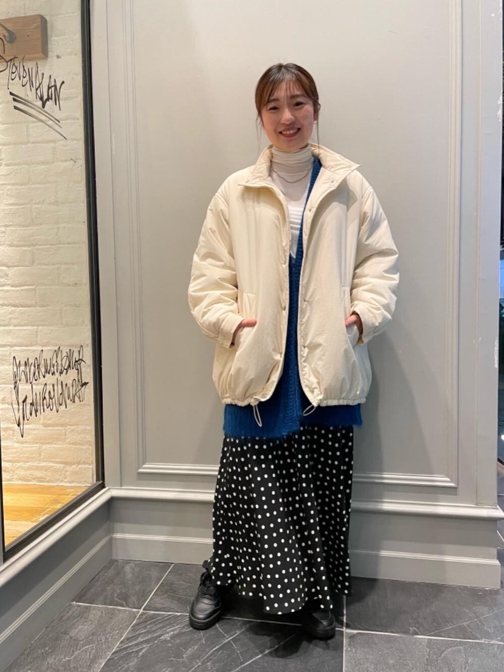 BY ナイロンパフ スタンドドロースト ブルゾンを使った人気