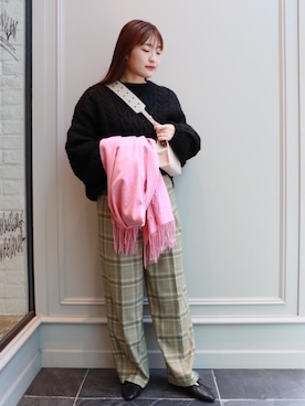 土岐 夏陽子さん（レディース・160cm）の秋コーディネート