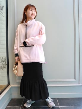 土岐 夏陽子さん（レディース・160cm）の冬コーディネート