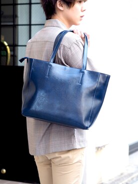 「GUSCIO（グッシオ）のアイテム」を使った、けんTea☕️さん（メンズ・170cm）の春コーディネート