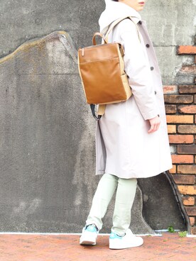 Gu ジーユー のステンカラーコート ホワイト系 を使ったメンズ人気ファッションコーディネート Wear