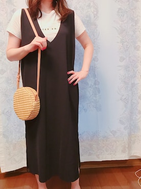 「Rouje（ルージュ）のアイテム」を使った、まっこさん（レディース・157cm）の夏コーディネート