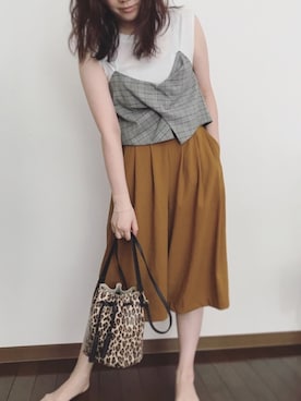 まっこさん（レディース・157cm）の夏コーディネート