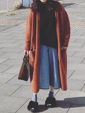 まっこさん（レディース・157cm）の冬コーディネート