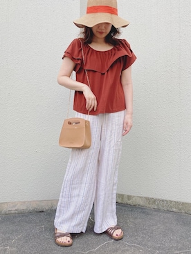 まっこさん（レディース・157cm）の夏コーディネート