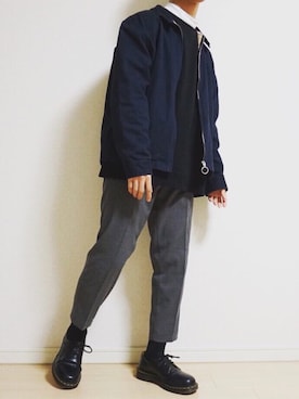 一寸さん(メンズ・164cm)の春コーディネート