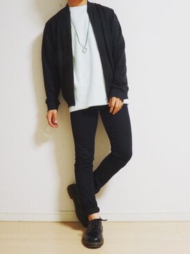 「collective.（コレクティブ）のアイテム」を使った、一寸さん（メンズ・164cm）の春コーディネート