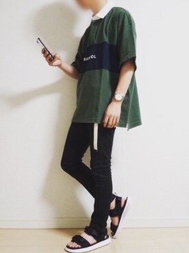 一寸さん（メンズ・165cm）の夏コーディネート