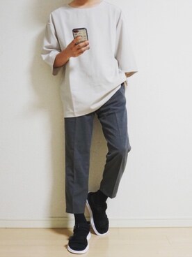 一寸さん（メンズ・165cm）の夏コーディネート