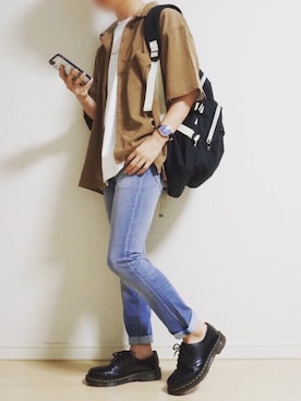 一寸さん（メンズ・165cm）の夏コーディネート