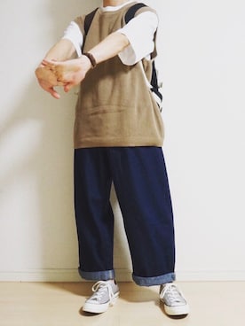 一寸さん（メンズ・164cm）の夏コーディネート