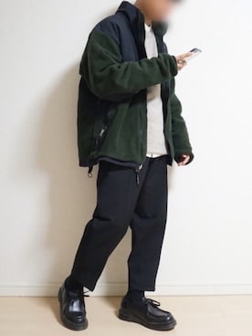 「RAGEBLUE（レイジブルー）のアイテム（その他シューズ）」を使った、一寸さん（メンズ・164cm）の冬コーディネート